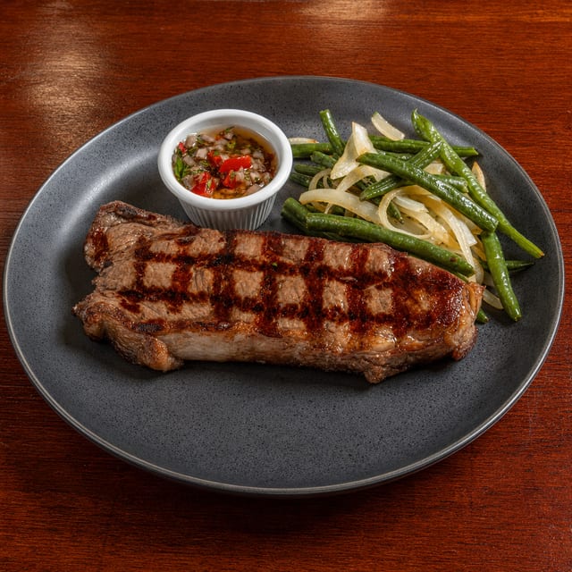 Grilled New York Steak.