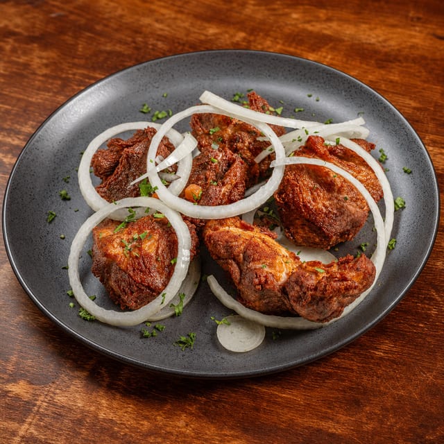 Masas De Cerdo Frita (Fried Chunks of Pork).