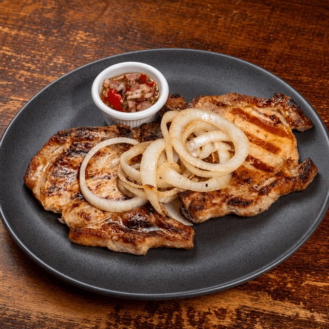 Chuletas a La Parrilla (Grilled Pork Chops).