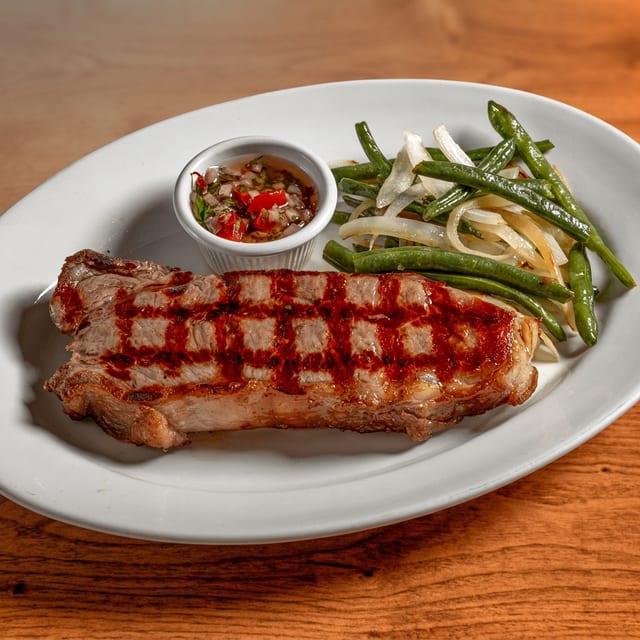 Grilled New York Steak.